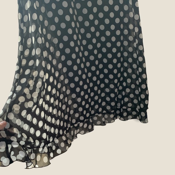 JBS Black & White Polka Dot Dress Black Zenobia Short Jumper Curvy Plus Size 20 - Picture 4 of 11